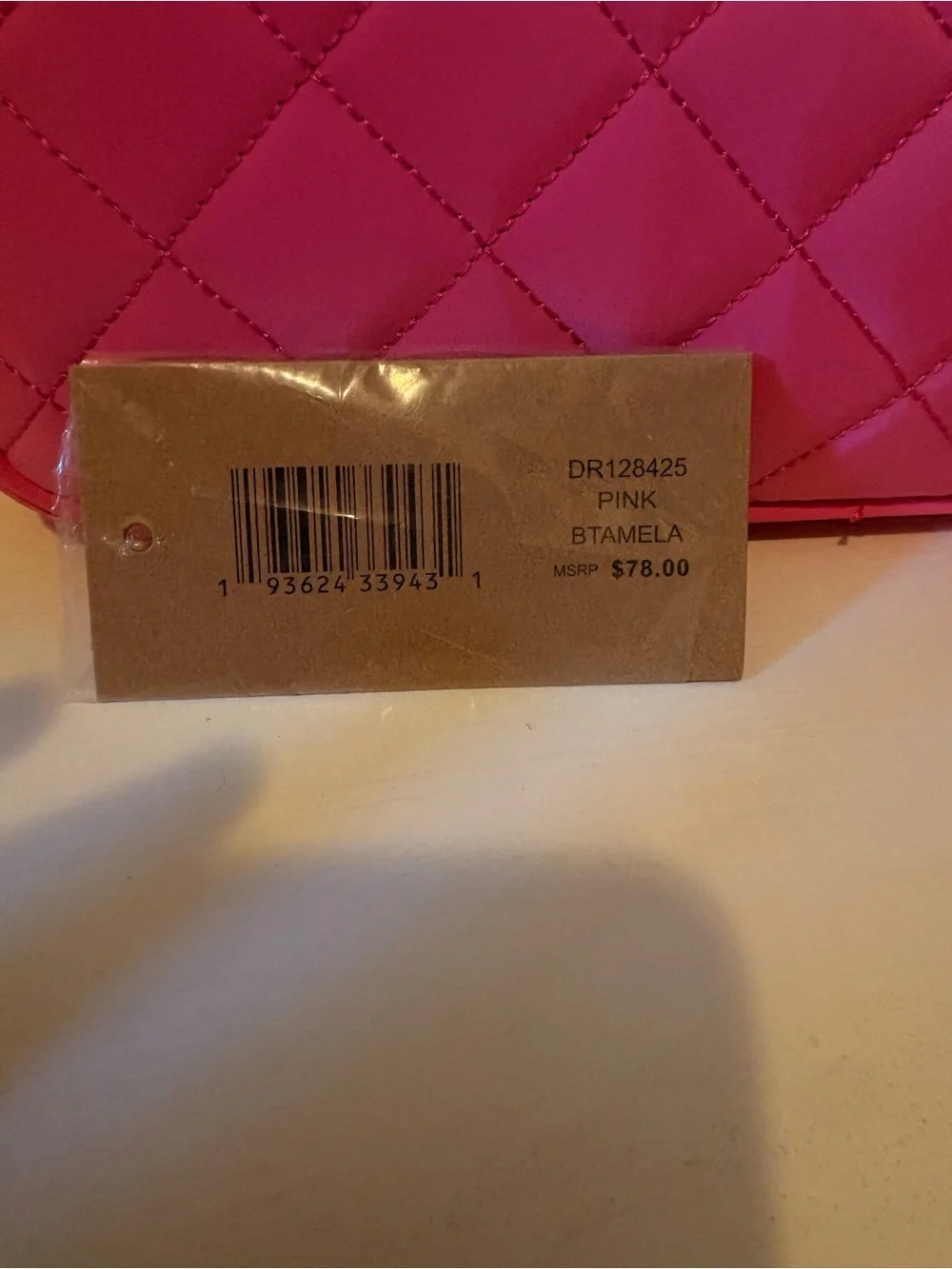 Steve Madden BTamela Quilted Nylon Shoulder Crossbody Bag